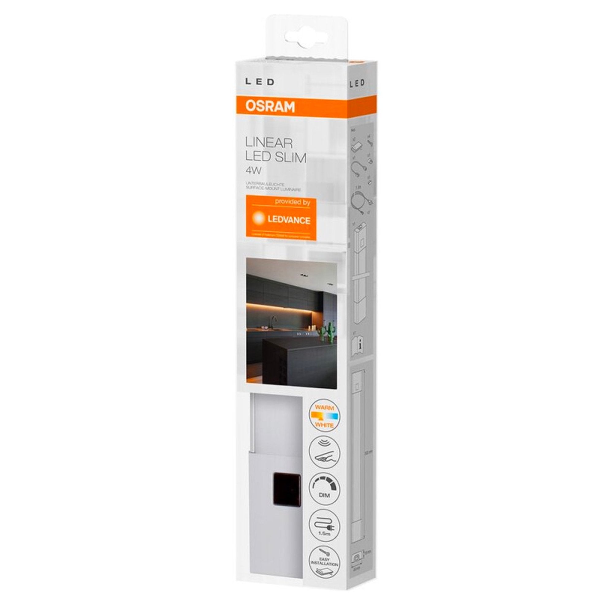 LEDVance LED Keukenverlichting 30 cm met sensor - Warm wit licht - Complete set LED.nl