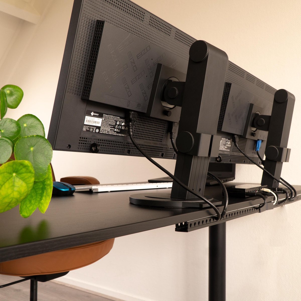 OrgaNice Kabelgoten Set - Zelfklevende organiser voor Bureau & TV - Wit Snoeren LED.nl