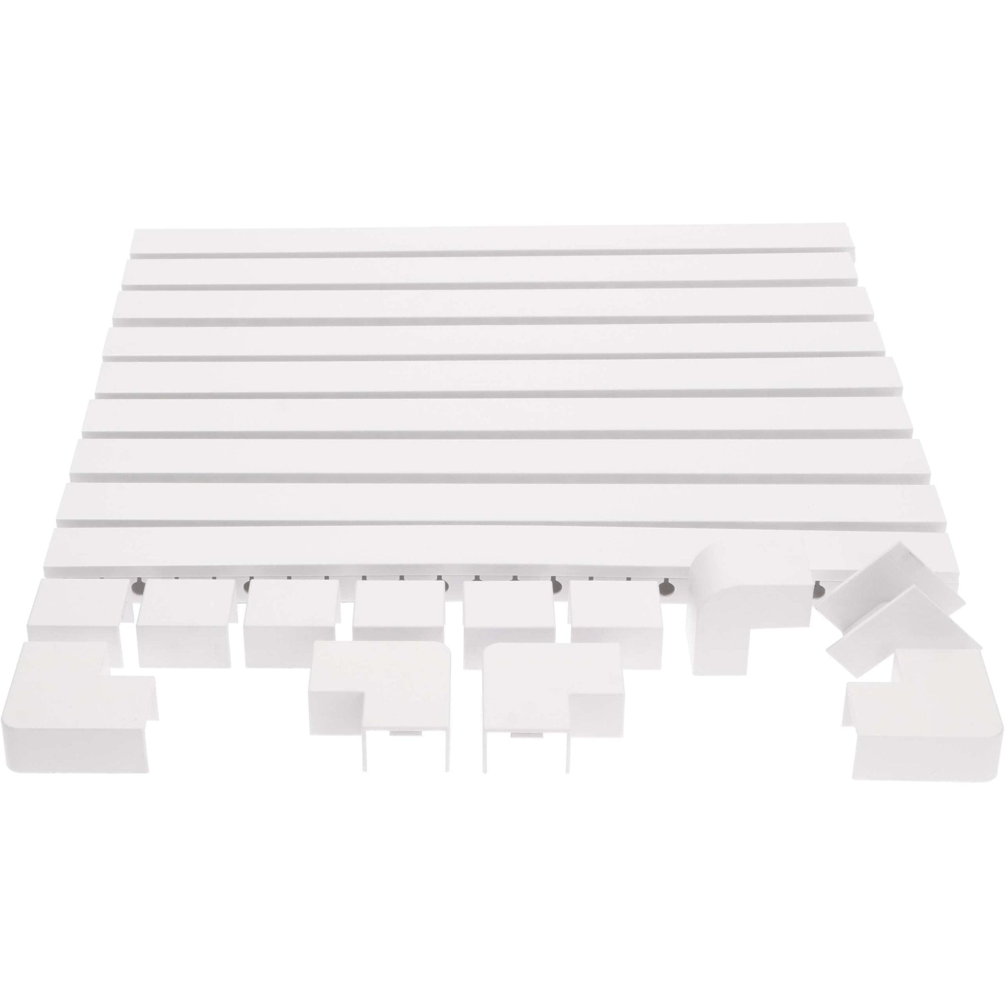 OrgaNice Kabelgoten Set - Zelfklevende organiser voor Bureau & TV - Wit Snoeren LED.nl