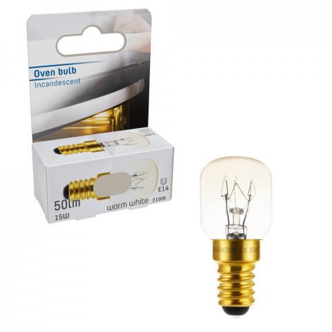 Ovenlamp T22 met E14 fitting - Bestendig tot 300° - 15W Buislampen LED.nl