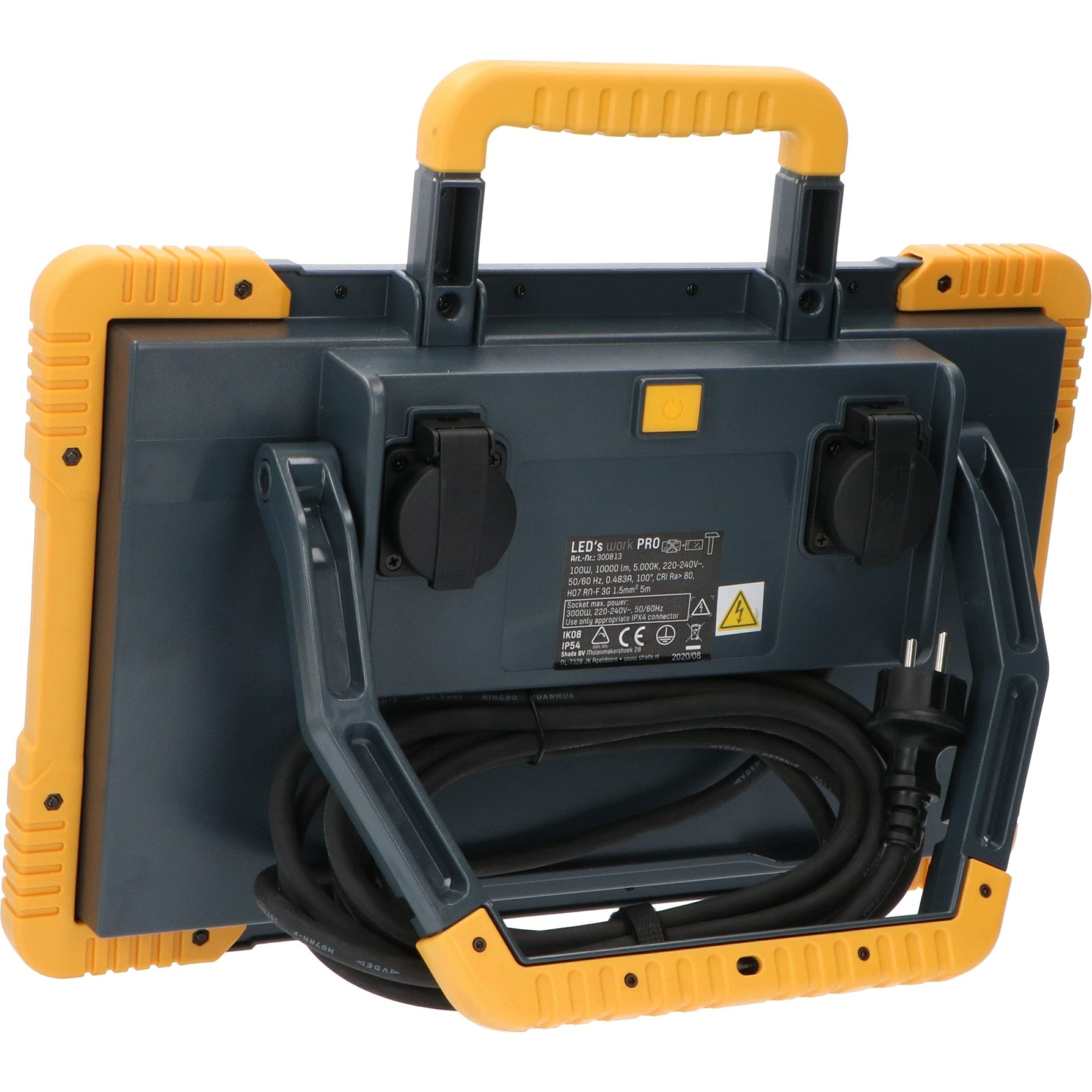 LED's Work Premium LED Werklamp 11000 - 5 meter kabel - Rough Service Tested - IP54 waterdicht - 100W Bouwlampen LED.nl