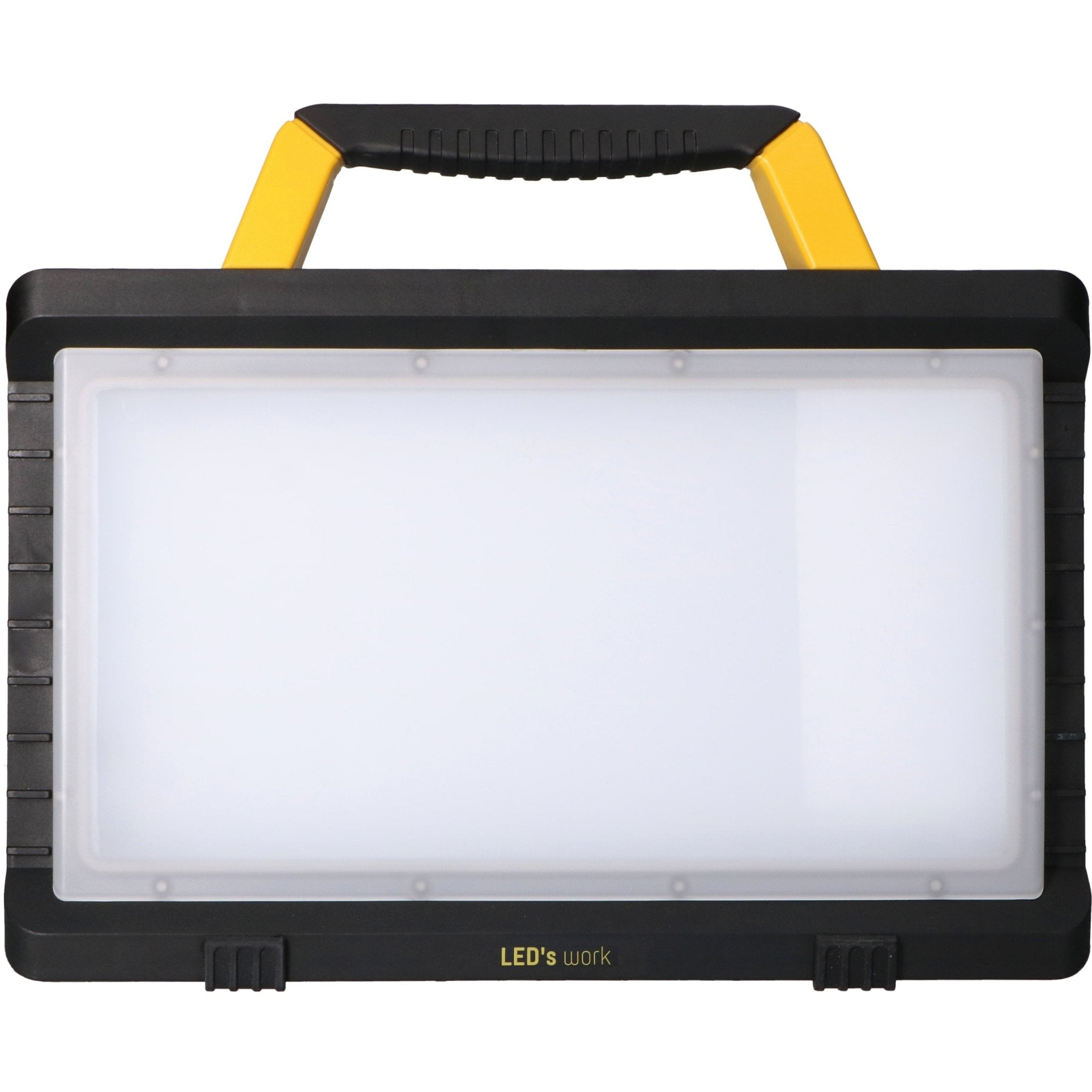 LED's Work Bouwlamp 5000 - 2 extra stopcontacten - 3 meter snoer - IP54 water- en stofbestendig Bouwlampen Led.nl