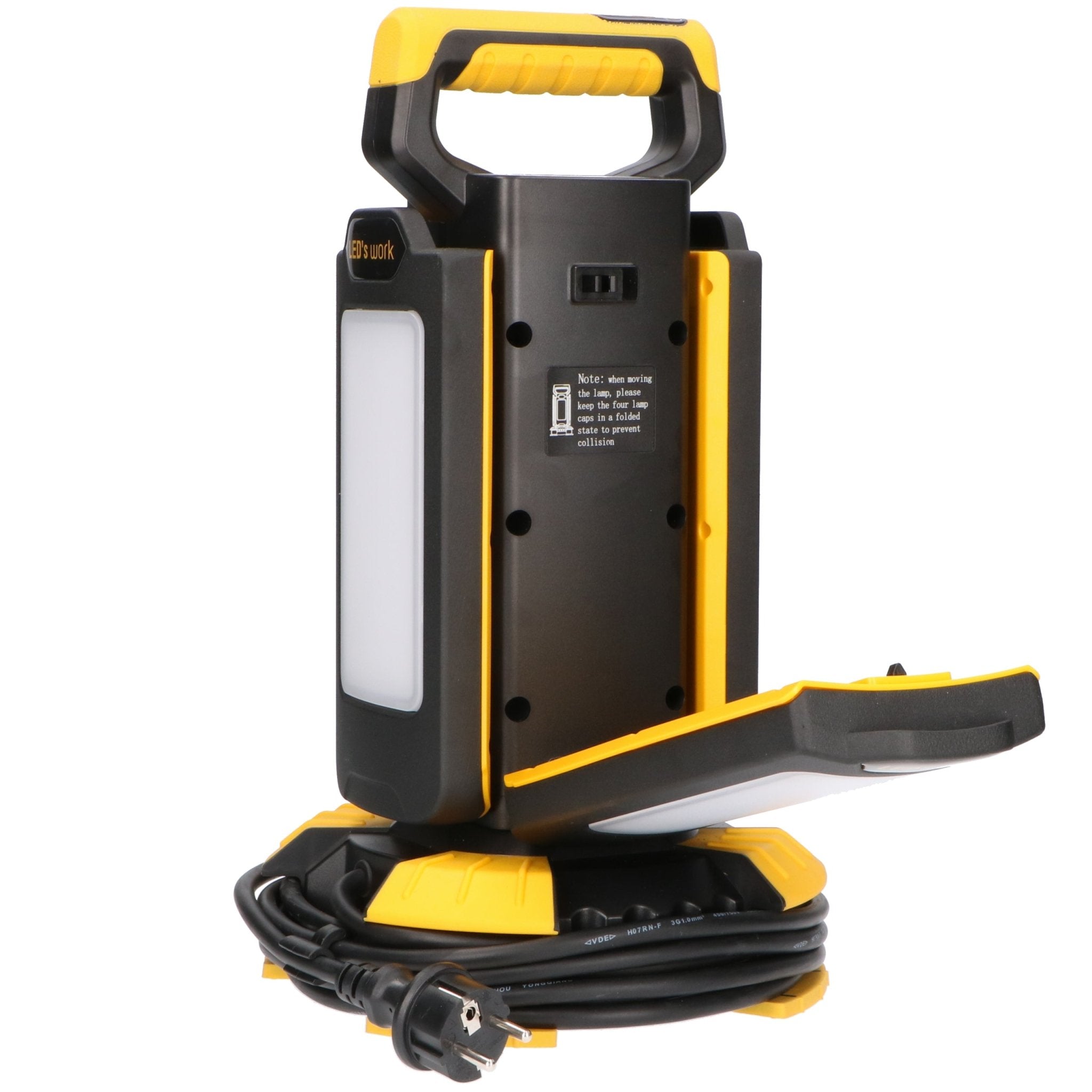 LED's Work NovaLight Bouwlamp 14000 - 4 lichtpunten - Dimbaar - IP54 waterdicht en stofdicht Bouwlampen Led.nl