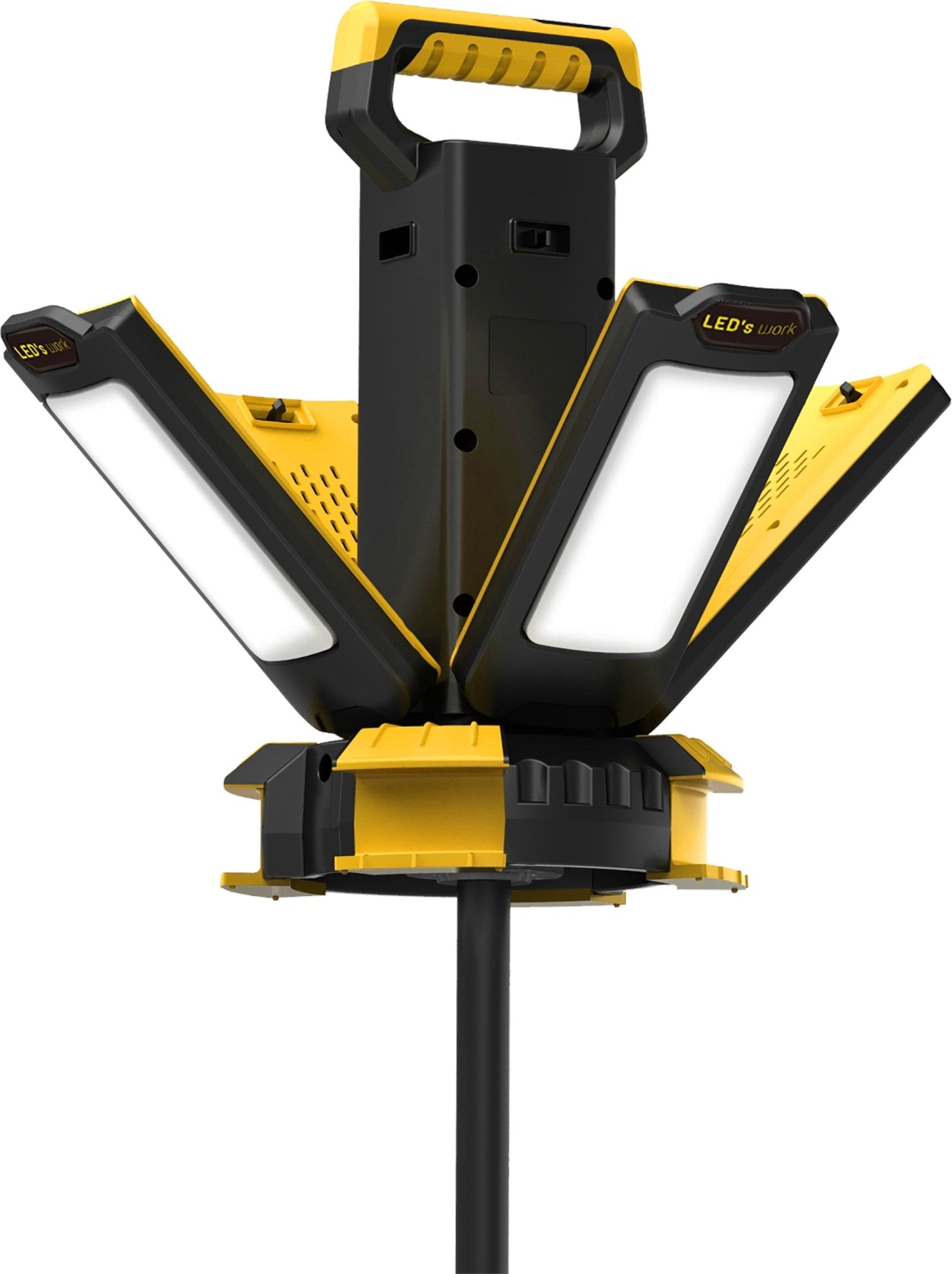 LED's Work NovaLight Bouwlamp 14000 - 4 lichtpunten - Dimbaar - IP54 waterdicht en stofdicht Bouwlampen Led.nl