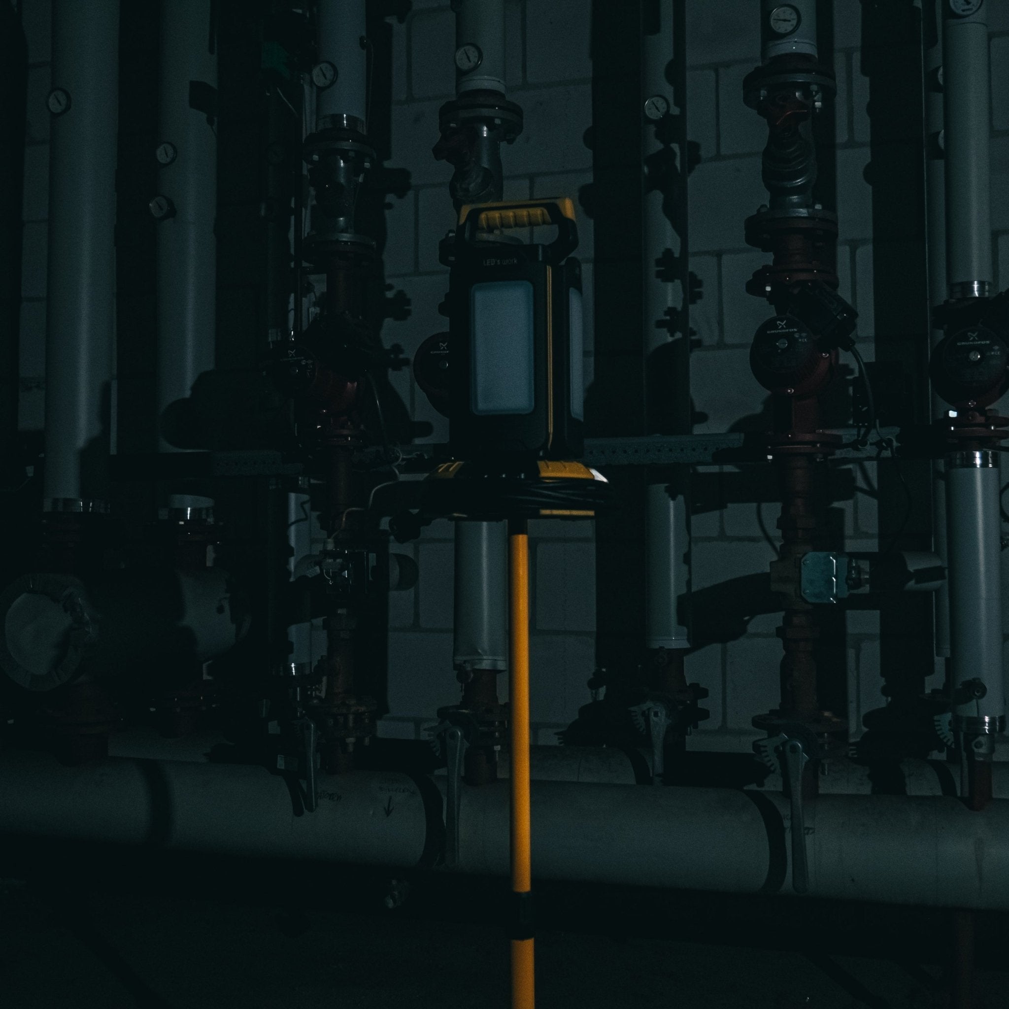 LED's Work NovaLight Bouwlamp 14000 - 4 lichtpunten - Dimbaar - IP54 waterdicht en stofdicht Bouwlampen Led.nl