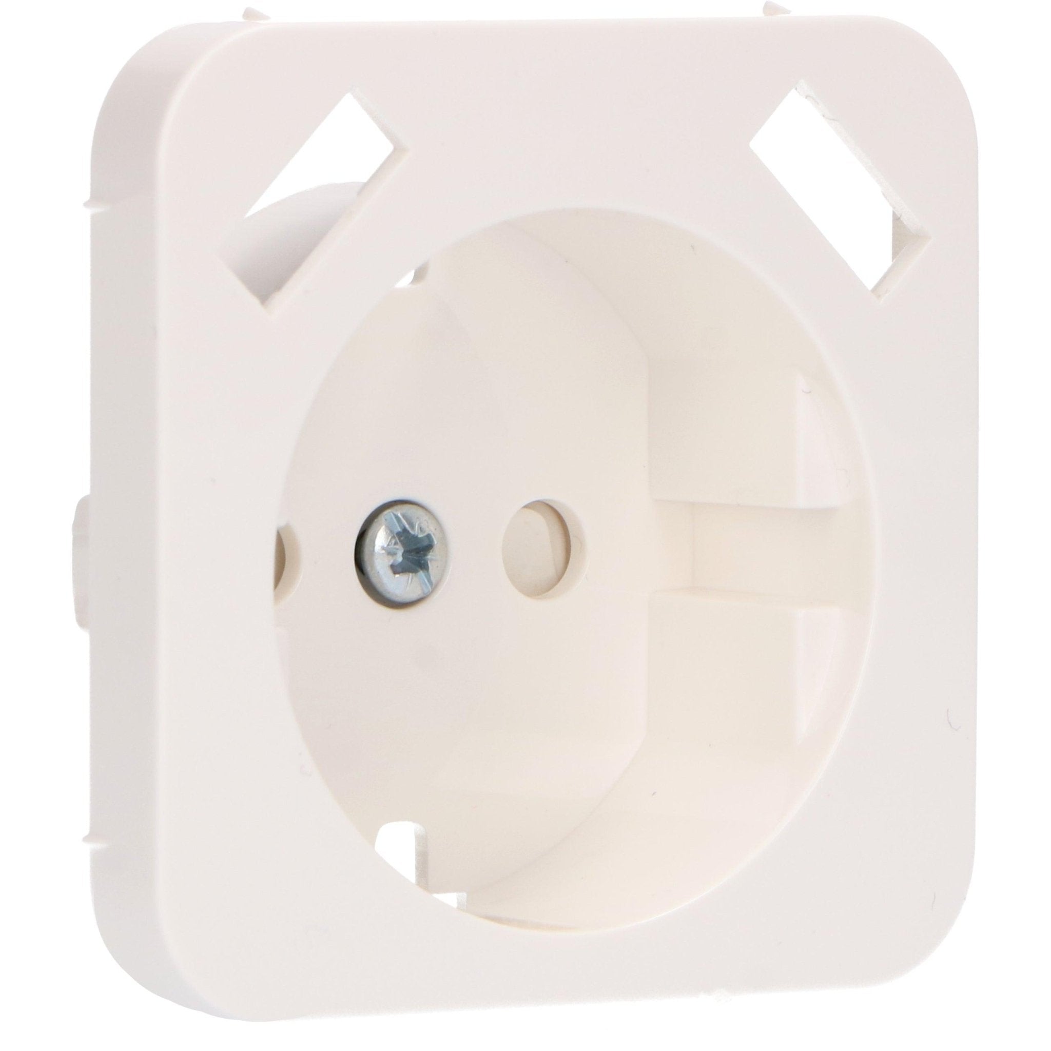 Reflex Inlegplaat rond voor wandcontactdoos met 2 USB - Wit Stekkers LED.nl