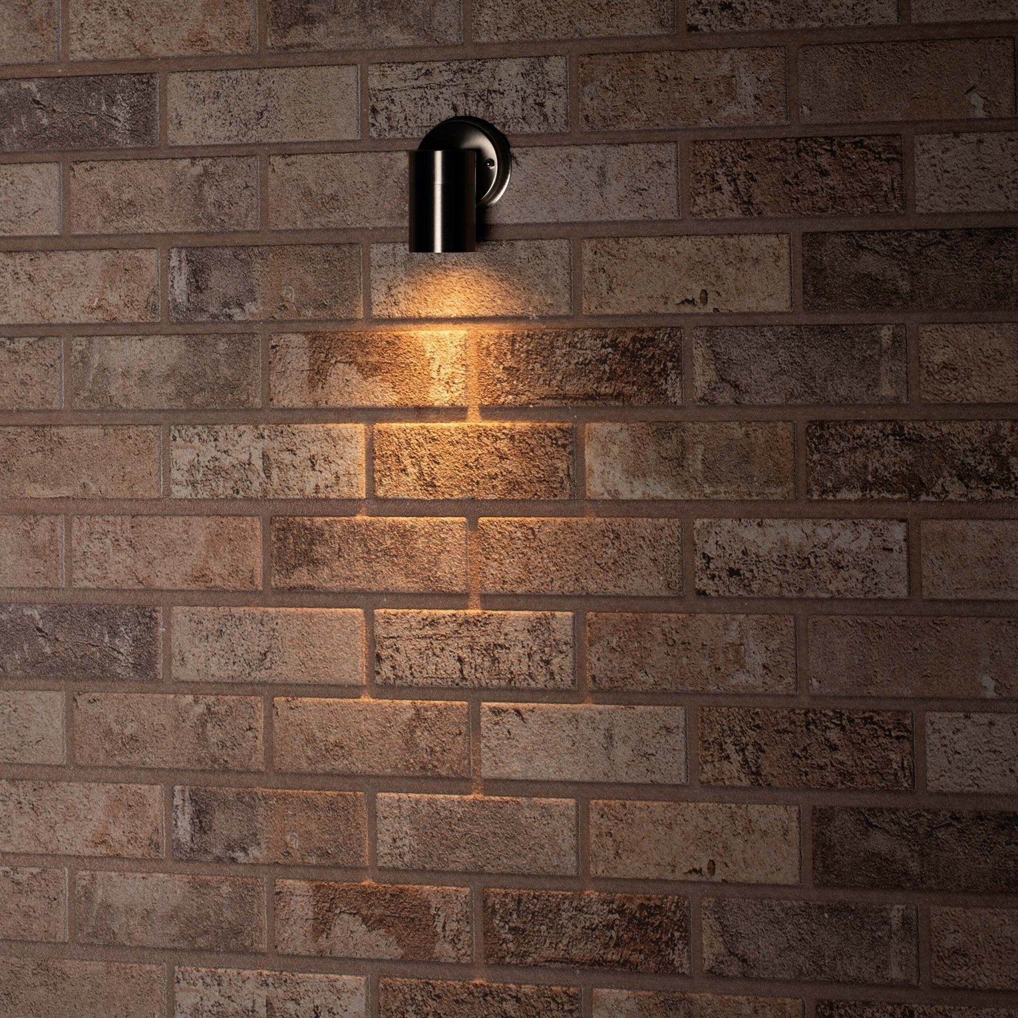 3 pack RVS LED Muurlamp Buiten - Spot met GU10 fitting - Model Monza - IP44 - Zilver Spotjes LED.nl