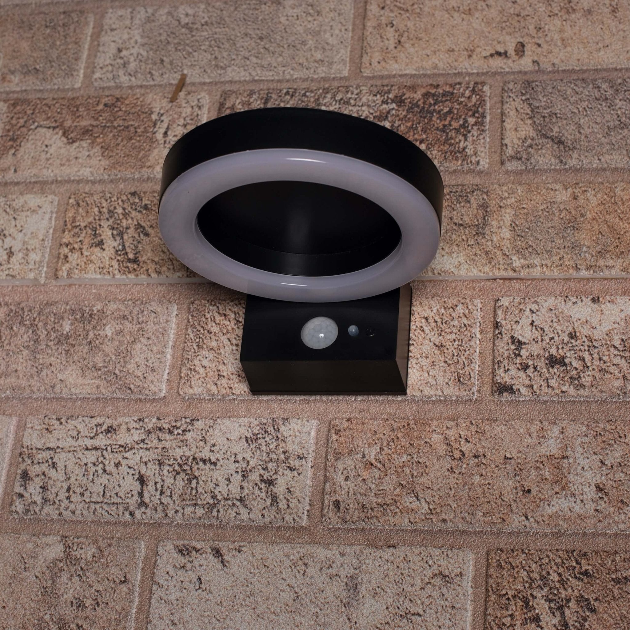RVS Solar LED Buitenlamp met bewegingssensor - Draadloos - 3 standen - Zwart Buitenlampen LED.nl