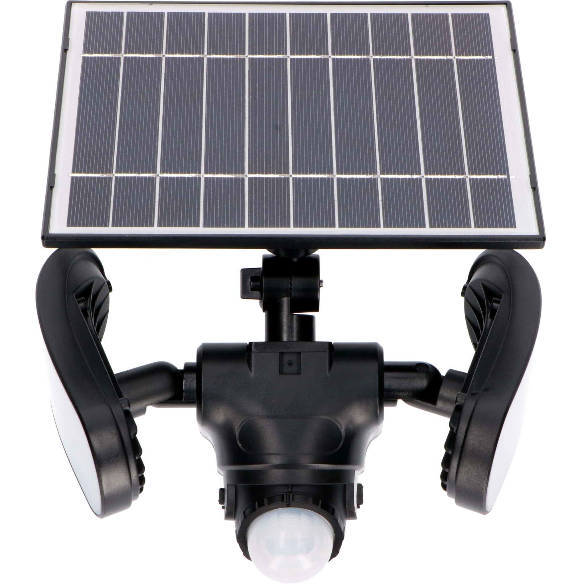 LED's Light Solar LED Buitenlamp met Bewegingssensor - 2 lichts - Automatisch aan/uit - Afneembaar paneel - Zwart Buitenlampen LED.nl