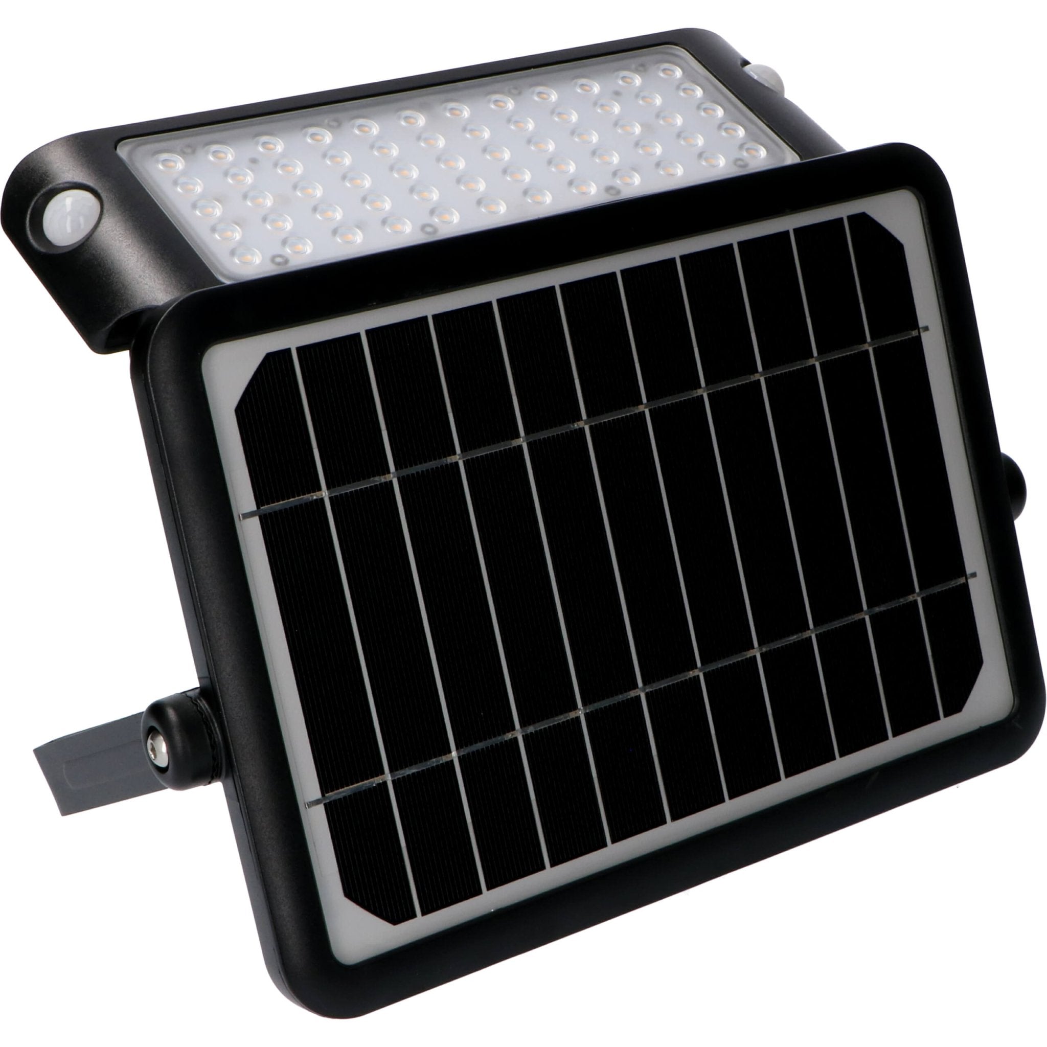 LED's Light Solar LED Schijnwerper met Bewegingssensor - 3 standen - Draadloos - 1080 Lumen - Zwart Buitenlampen LED.nl