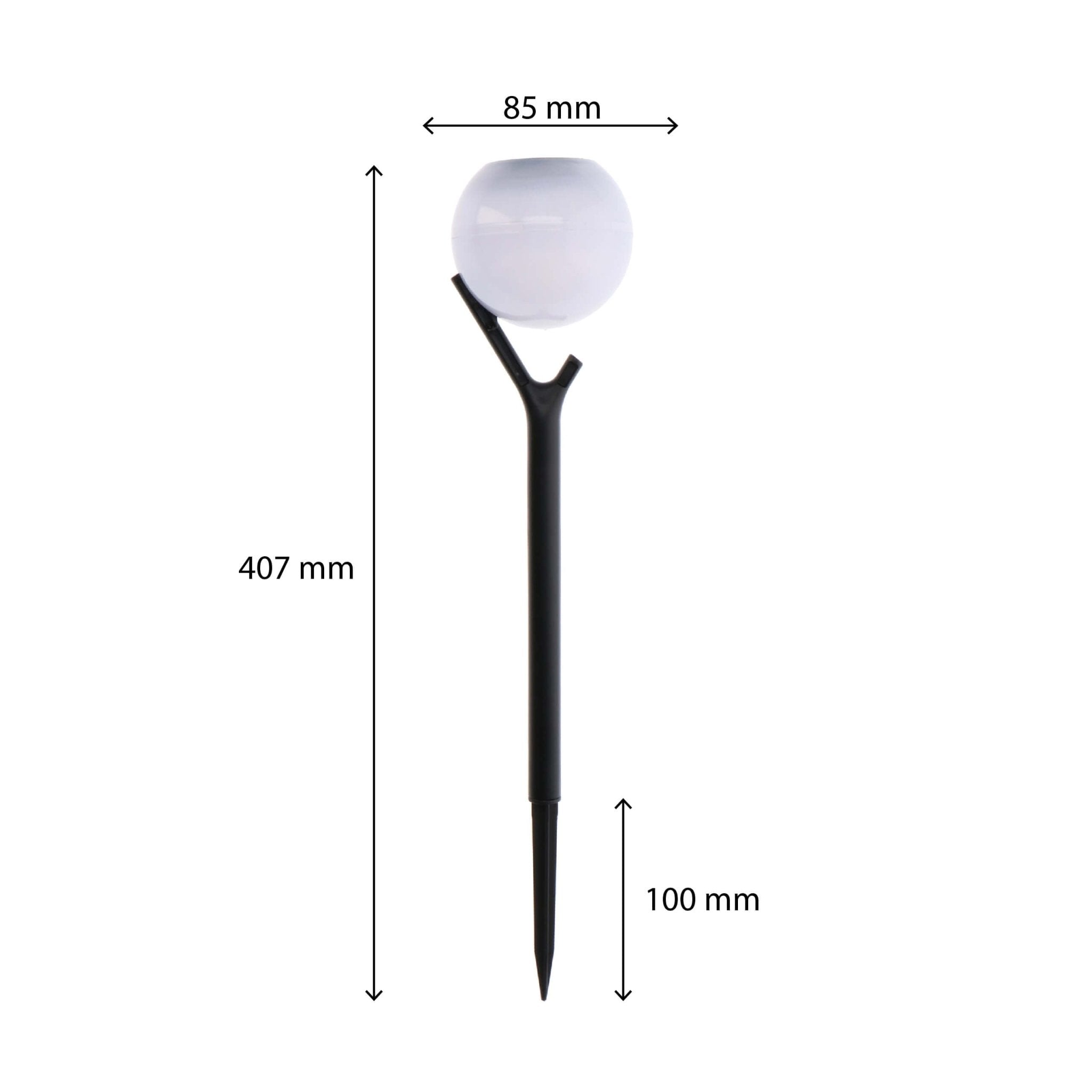 Solar LED Tuinlamp met sensor - Nice - Draadloos - Warm wit - Auto aan/uit - 40 cm Buitenlampen LED.nl