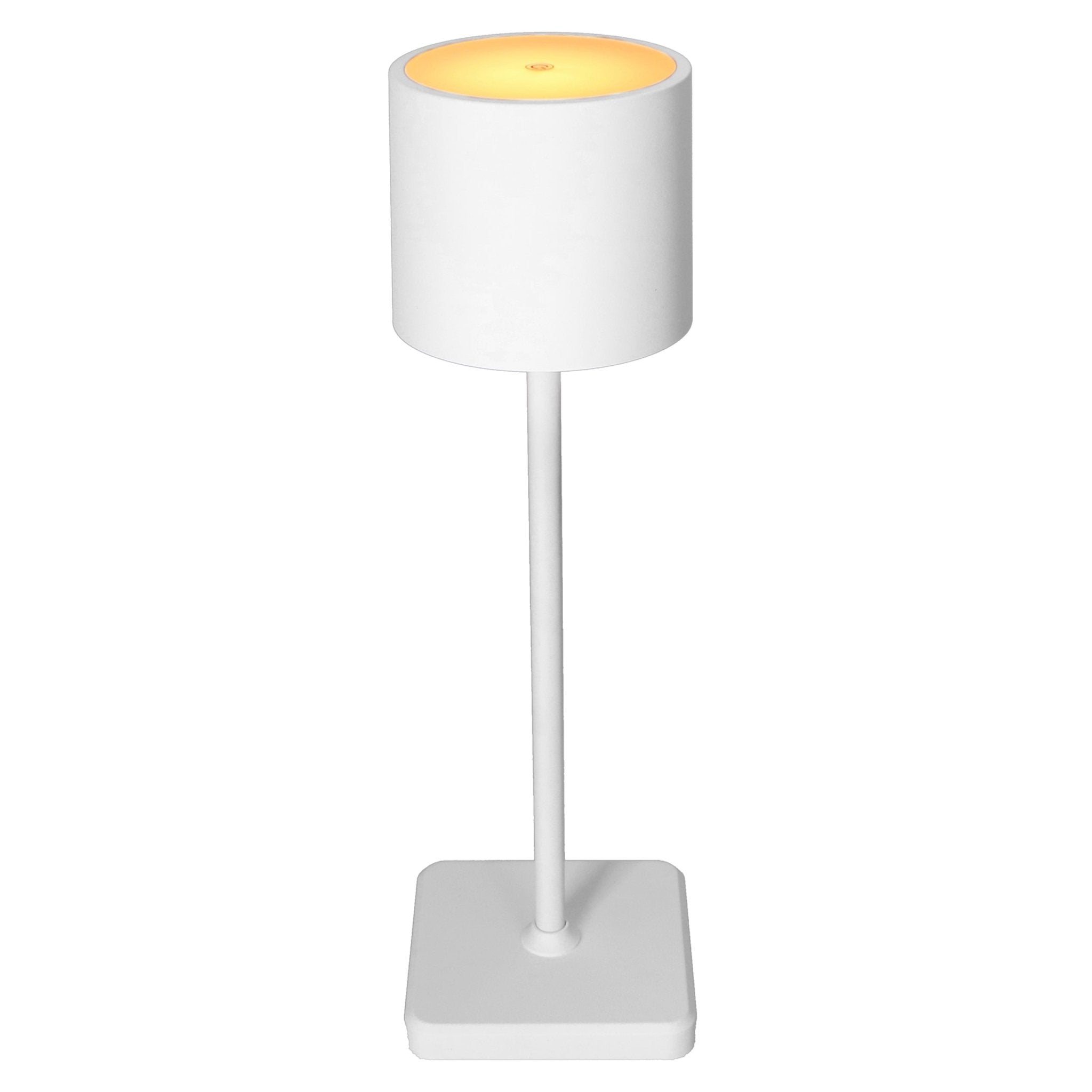 LED's Light Oplaadbare LED Tafellamp - Dimbaar via aanraking - Binnen en buiten - Wit Tafellampenen LED.nl