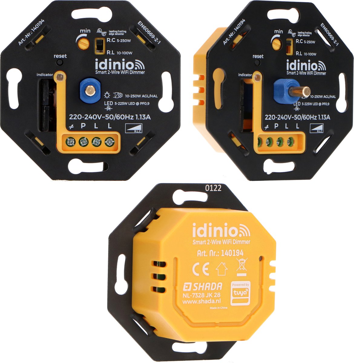 Smart WIFI dimmer met App - LED Dimmer - Fase afsnijding - Fase aansnijding Smart home LED.nl