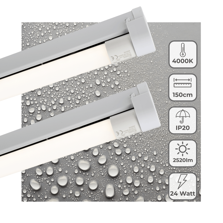 LED's Light LED-Lichtleiste 150 cm für den Innenbereich - Leuchte inklusive LED-TL-Röhre - 2520 lm - lidstore.shop