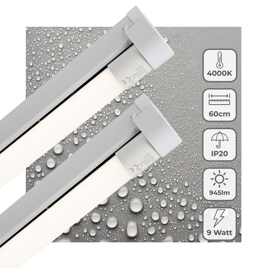 LED's Light LED-Lichtleiste 60 cm für den Innenbereich - Leuchte inkl. LED-TL-Röhre - 1000 lm - lidstore.shop