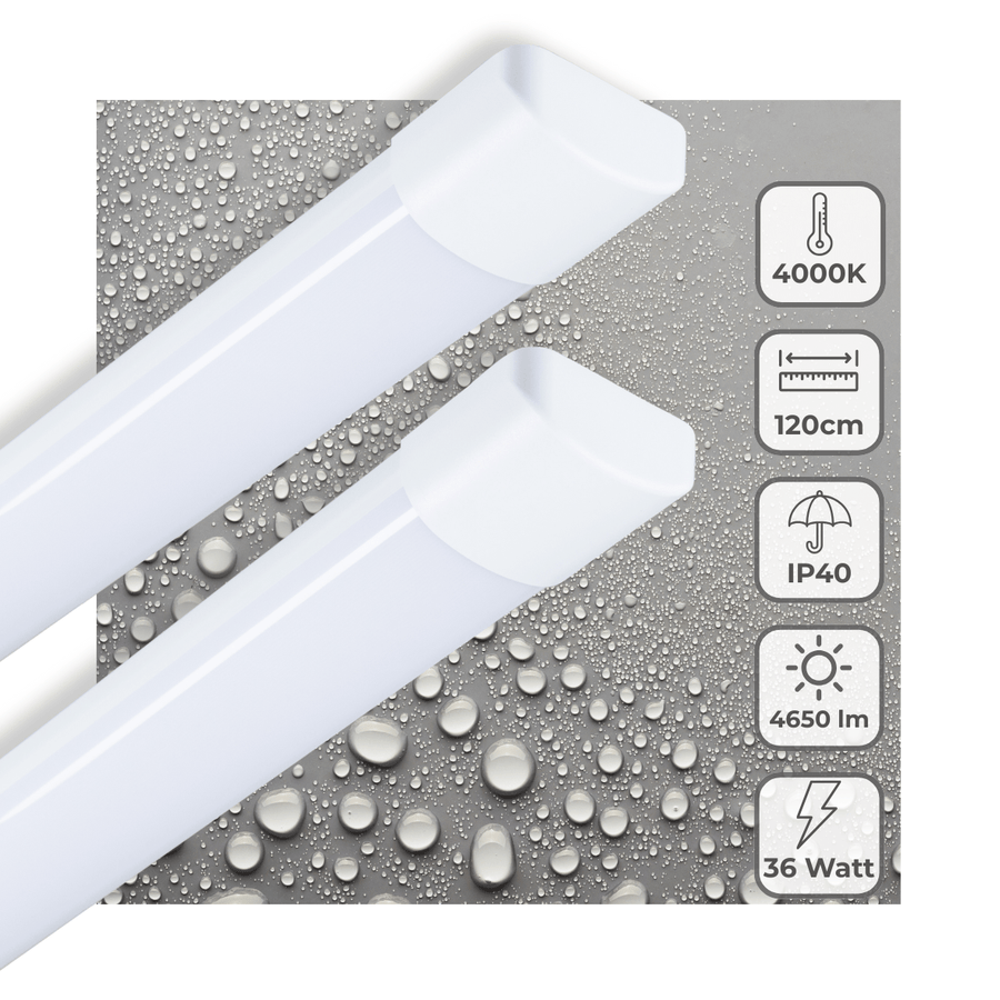 LED's Light LED TL Lampe 120 cm für den Innenbereich - Komplette LED TL Beleuchtung - 4650 lm - lidstore.shop