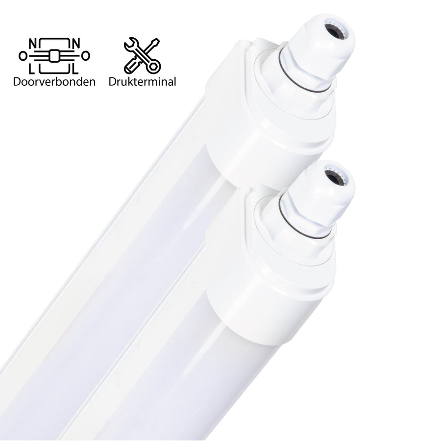 LED's Light LED TL lamp complete 120 cm - Connectable up to 10 lamps - Waterproof - IP65 - LED.nl