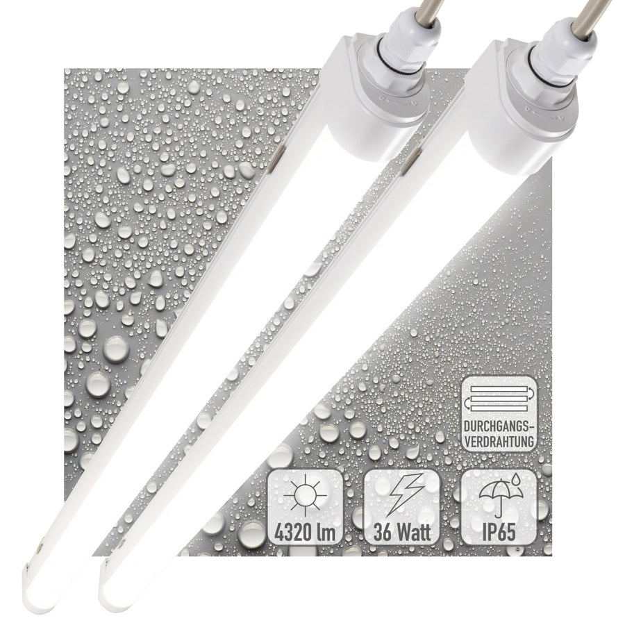 LED's Light LED TL lamp complete 120 cm - Connectable up to 10 lamps - Waterproof - IP65 - LED.nl
