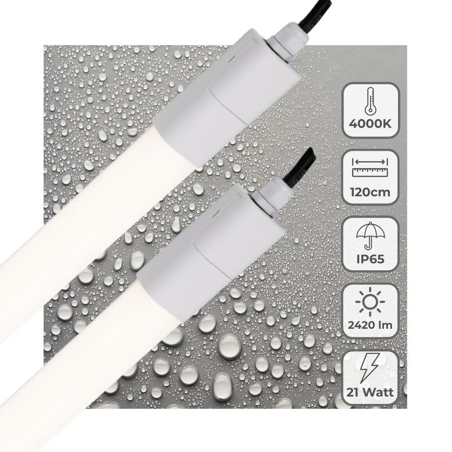 LED's Light LED TL lighting complete 120 cm - Suitable for outdoor and indoor use - 2420 lm - LED.nl
