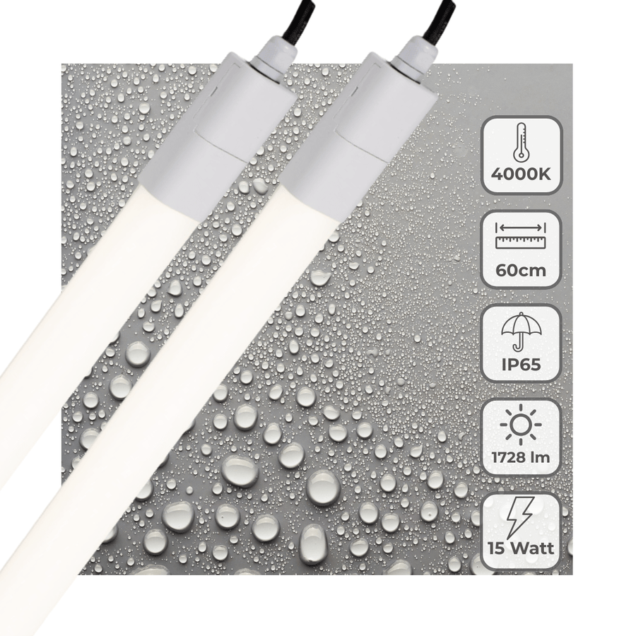 LED's Light LED TL lighting complete 60 cm - Suitable for outdoor and indoor use - 1725 lm - LED.nl