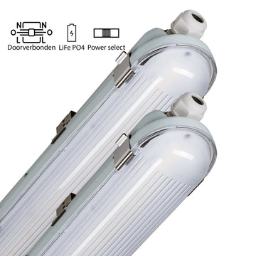 LED's Light PRO LED TL fixture 150 cm 7200 - With emergency battery - 4 light settings - 47W - LED.nl