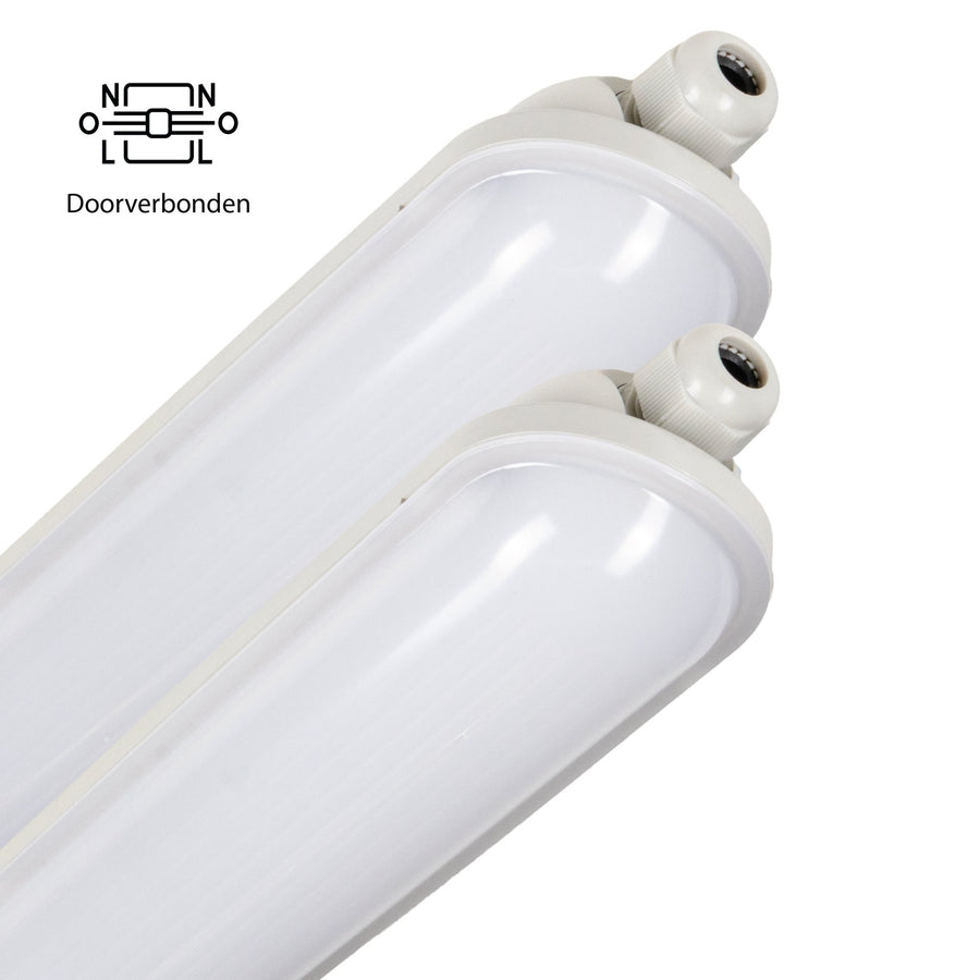 2er-PACK – LED's Light Pro Premium Koppelbare LED TL Leuchte 40 W 150 cm 6400 lm 4000 K 160 lm/W - lidstore.shop