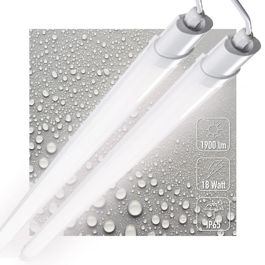LED's Light TL Light bar 120 cm - Suitable for all indoor and damp areas - 18W - IP65 - LED.nl