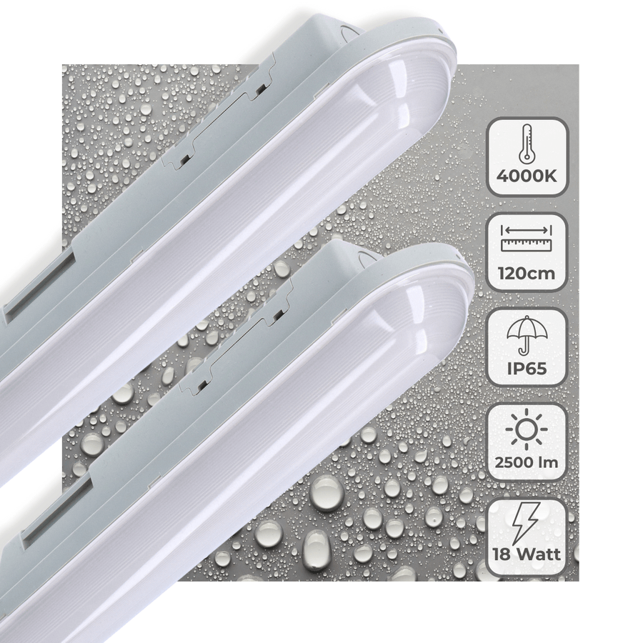 LED's Light Universal LED TL Beleuchtung komplett 120 cm - für innen und außen - 2500 lm - lidstore.shop