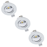 3 PACK - LED's Light PRO Inbouwspot 68 mm - Indoor & Outdoor - 3 lichtkleuren - Dimbaar licht - Wit Inbouwspots LED.nl