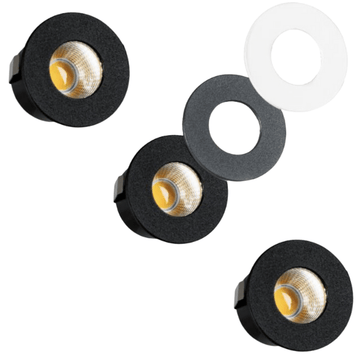 LED's Light PRO mini recessed spotlight 3 cm - For canopies, verandas and recessed ceilings - Dimmable - Gray - LED.nl