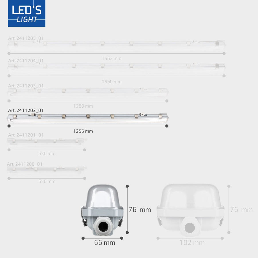 LED's Light Complete LED TL lamp with LED tube 120 cm - Indoor and outdoor - 2100 lm - LED.nl