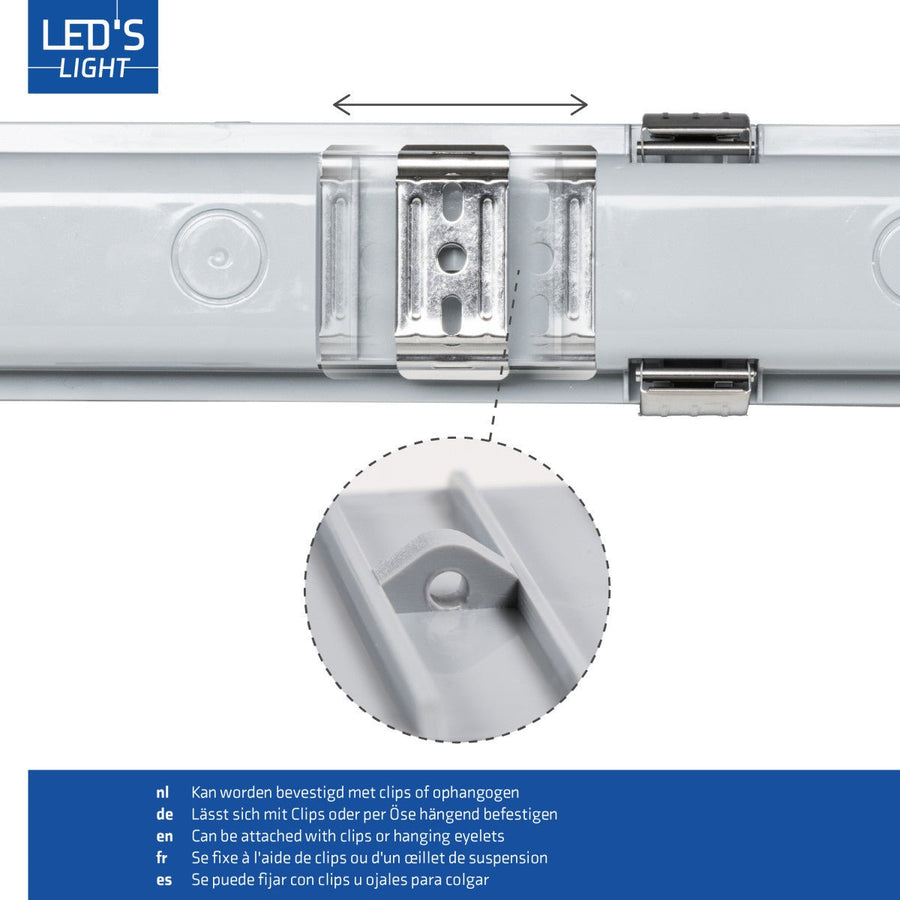 LED's Light Complete LED TL lamp with LED tube 60 cm - Indoor and outdoor - 1125 lm - LED.nl