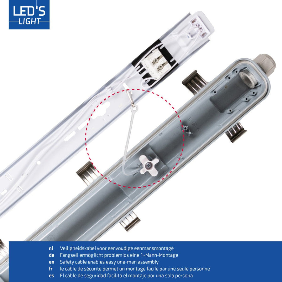LED's Light Complete LED TL lamp with LED tube 60 cm - Indoor and outdoor - 1125 lm - LED.nl
