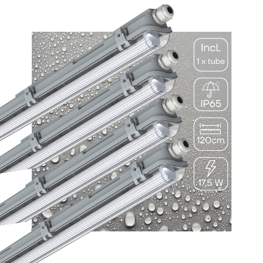 4er-Pack – LED-Leuchtstoffröhrenleuchte, 120 cm, 2160 lm - lidstore.shop