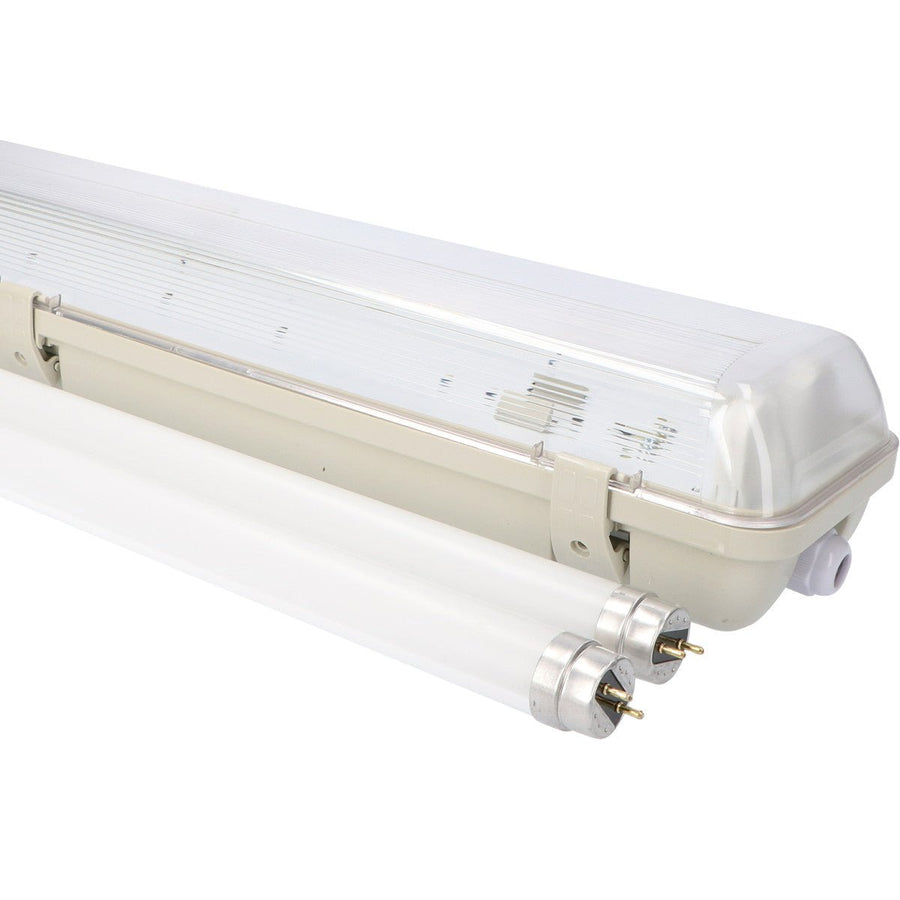 4er-Pack – LED-Leuchtstoffröhre mit Sensor – inkl. Doppelröhre (2 x 14 W), 120 cm, 4000 K, Bewegungs- und Nachtsensor – wasserdicht – 150 lm/W - lidstore.shop