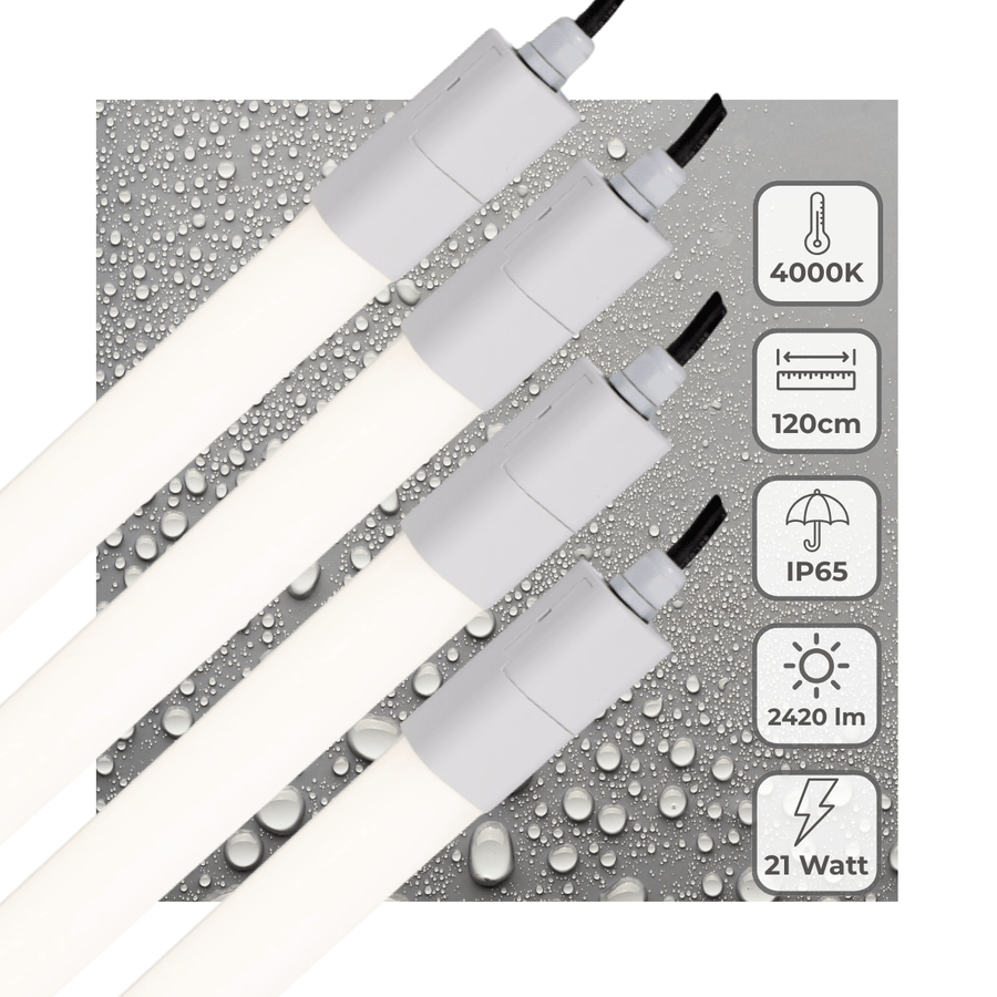 LED's Light LED TL lighting complete 120 cm - Suitable for outdoor and indoor use - 2420 lm - LED.nl
