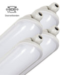 4 PACK - LED's Light Pro Premium Koppelbare LED TL armatuur compleet 150 cm - Waterdicht -23W 3680lm 4000K TL verlichting LED.nl