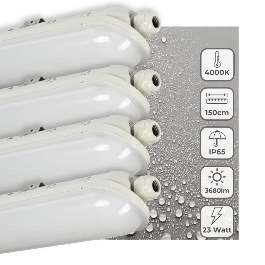 LED's Light Pro Premium LED TL fixture complete 150 cm - Waterproof - 3680 lm - LED.nl