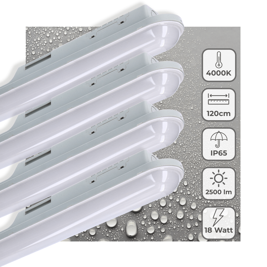LED's Light Universal LED TL lighting complete 120 cm - for indoor and outdoor - 2500 lm - LED.nl