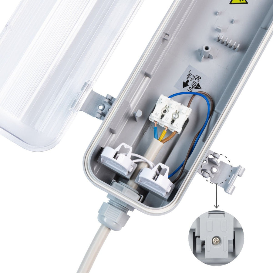 LED's Light LED TL double fixture 150 cm - Complete with 2 LED TL tubes 150 cm - 4600 lm - LED.nl