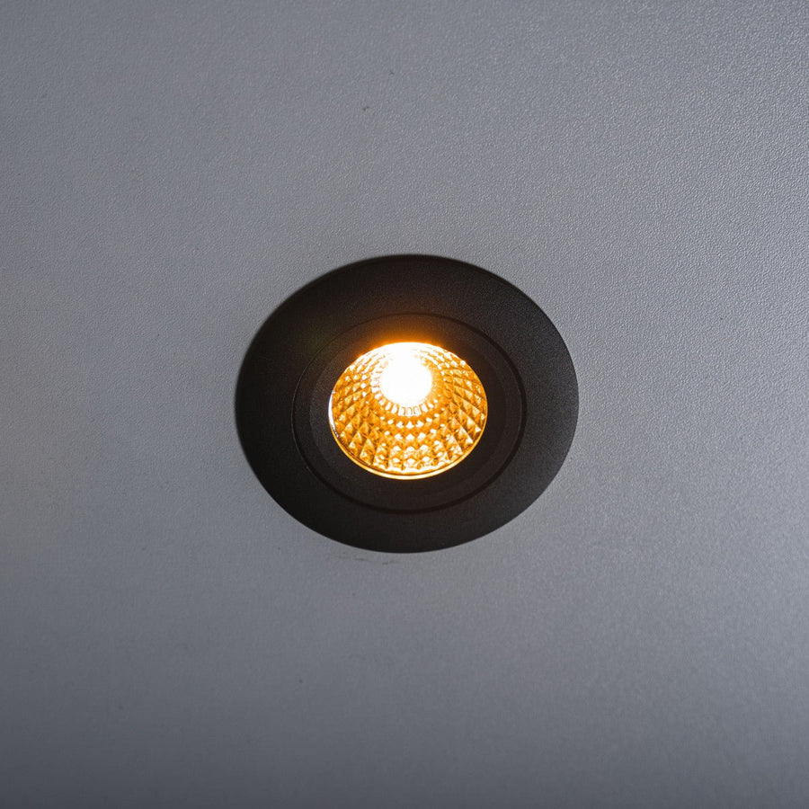LED's Light Pro LED Recessed Spotlight Black - DimToWarm - Ø 68mm - Tiltable - Warm white light - CRI95 - Dimmable - LED.nl
