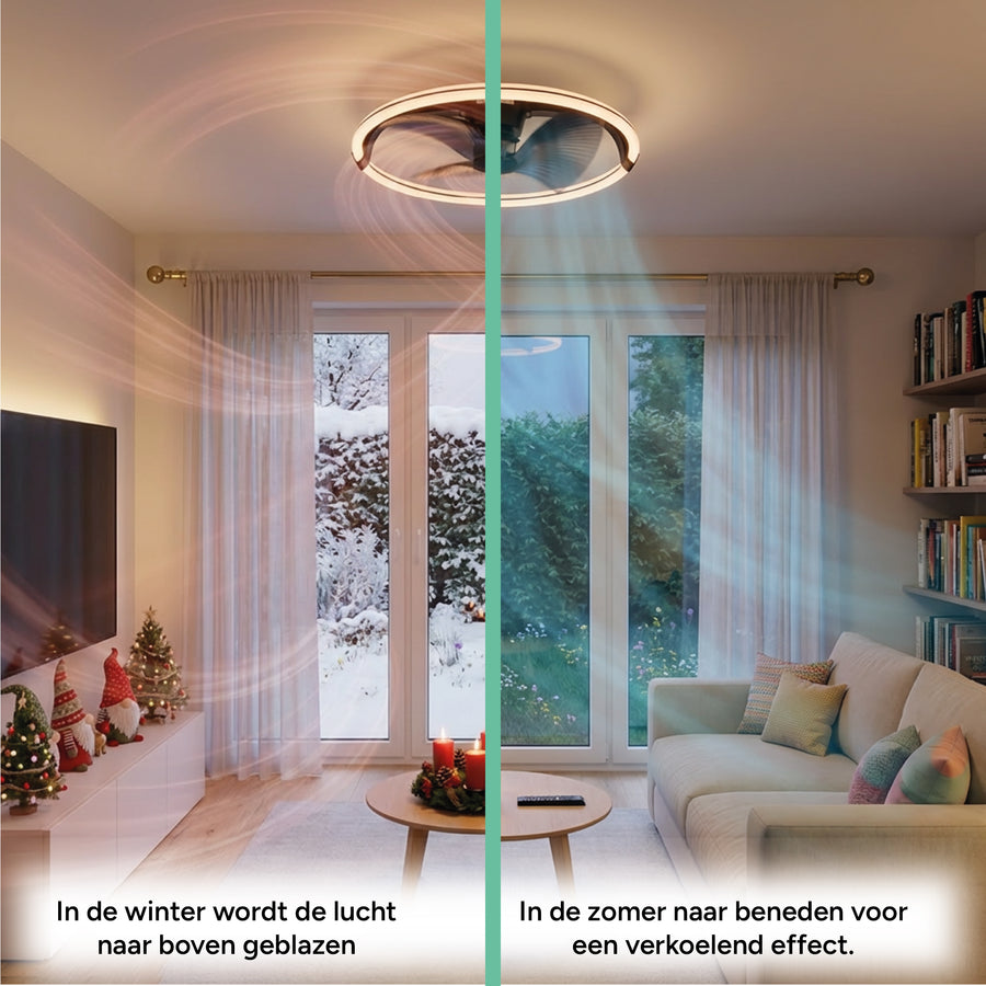 lidstore.shopckenventilator XL 74 cm - Bedienbar mit Fernbedienung - Schwarz - lidstore.shop