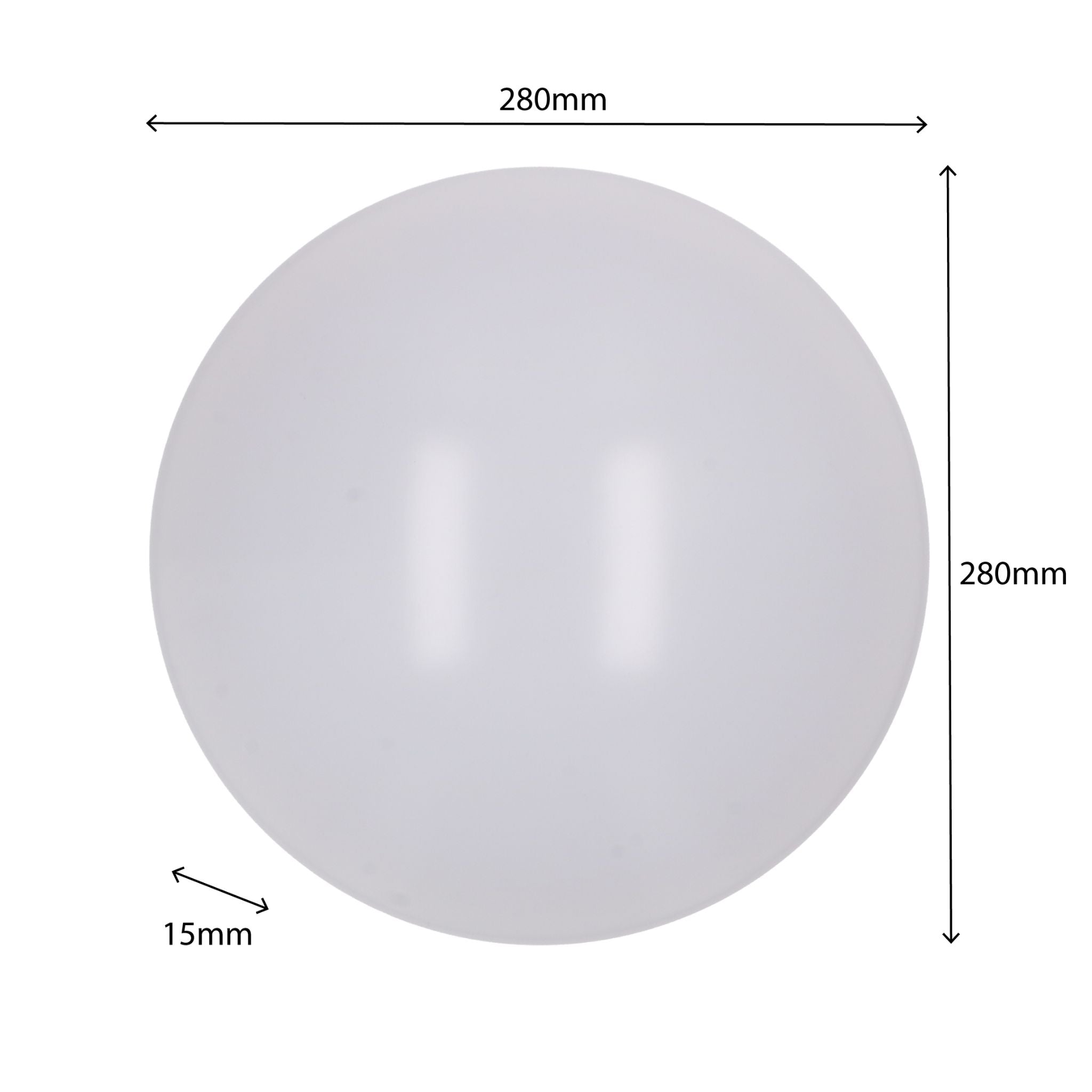 LED's Light Plafondlamp met Bewegingssensor Ø 33 cm - Koud wit licht (4000K) Plafondlampen LED.nl