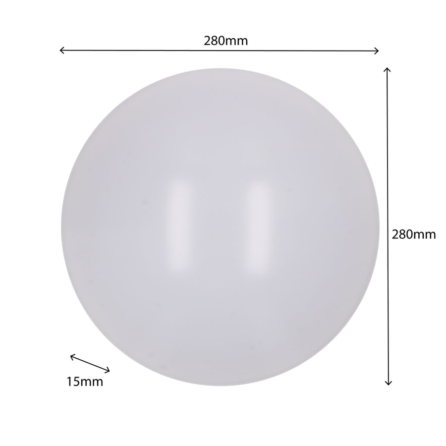 LED's Light Plafondlamp met Bewegingssensor Ø 33 cm - Koud wit licht (4000K) Plafondlampen LED.nl
