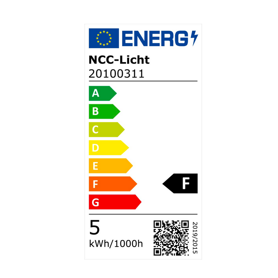 Complete LED Cabinet Lighting 30 cm - With coupling piece and power supply - 3000K - LED.nl