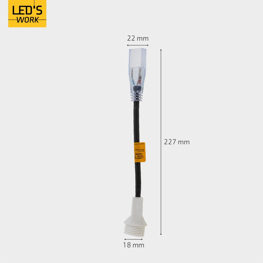 Zubehör – Anschlussset – 150 mm 280 mm 20 mm – Schwarz - lidstore.shop