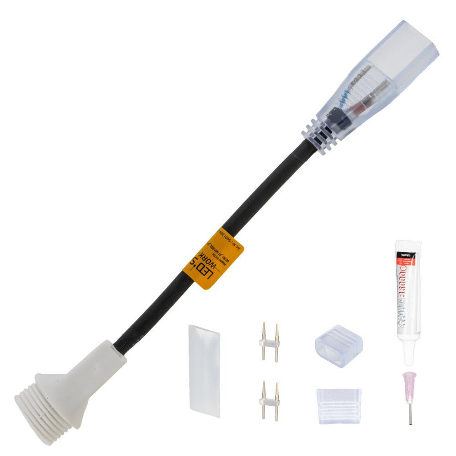 Zubehör – Anschlussset – 150 mm 280 mm 20 mm – Schwarz - lidstore.shop