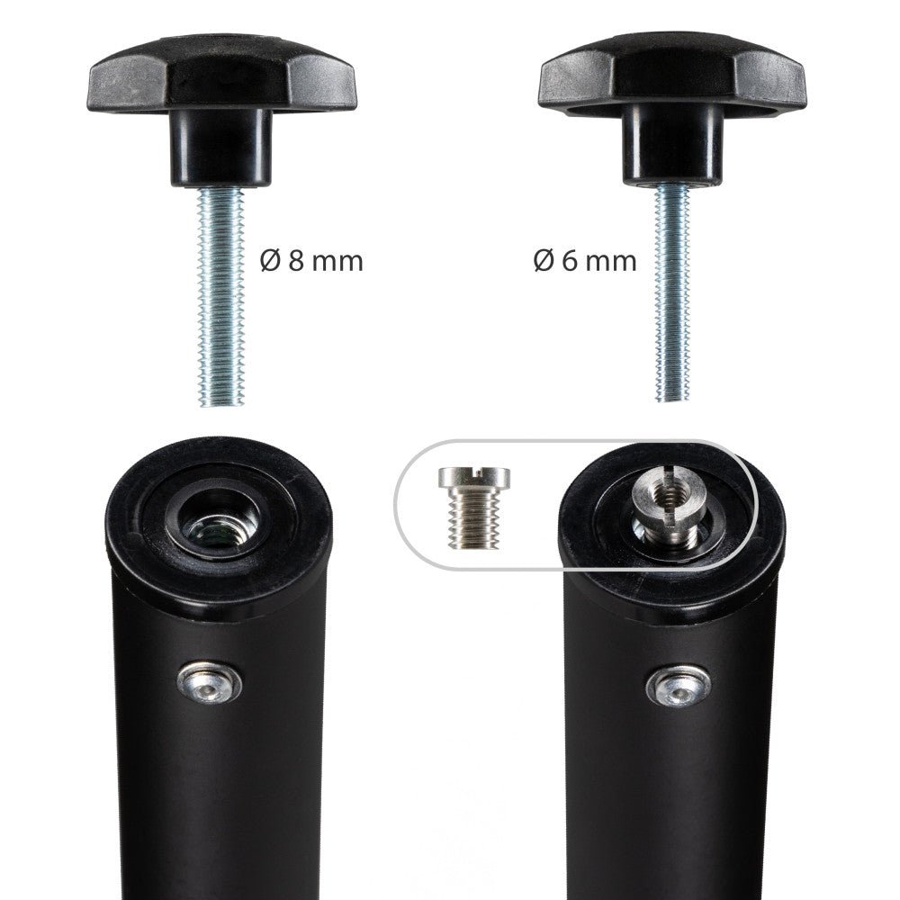 LED's Work Premium Tripod Accessoire - Statief - 1420mm 2990mm - Zwart Statieven LED.nl