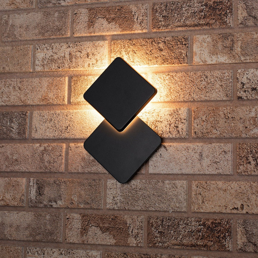 Außenleuchte mit Lichtquelle – Wandleuchte – 1200 lm, 2700 K – Grau - lidstore.shop