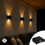 Buitenlamp met Lichtbron - Wandarmatuur - 170lm 2000K/2700K/4000K - Zwart - IP65 LED.nl